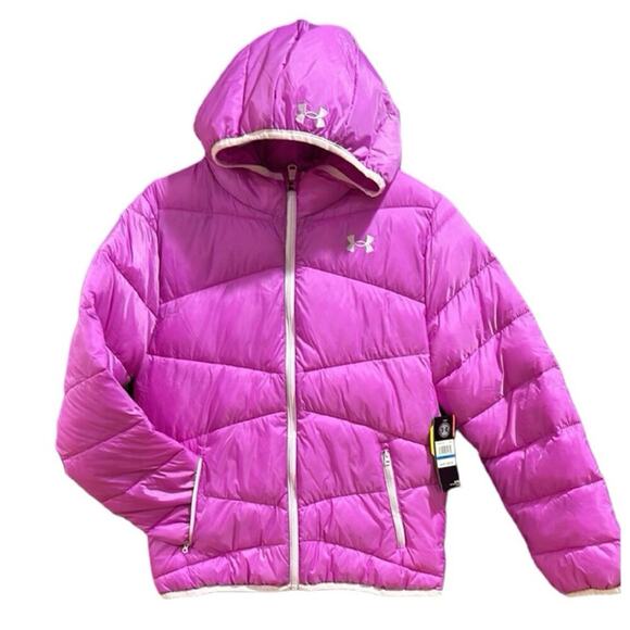 NEW Under Armour Quilted Jacket , NWT, Sz YXL (18-20) (18A) - Picture 1 of 7